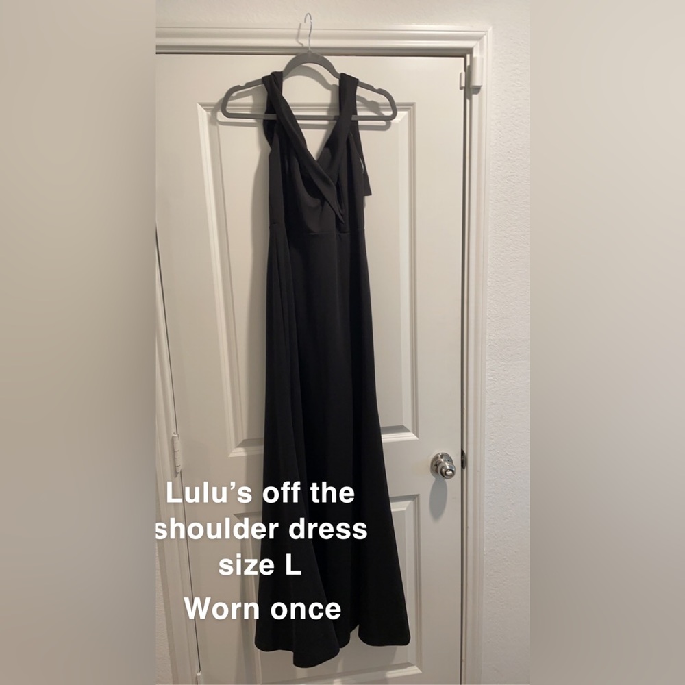 Lulu’s off the shoulder dress